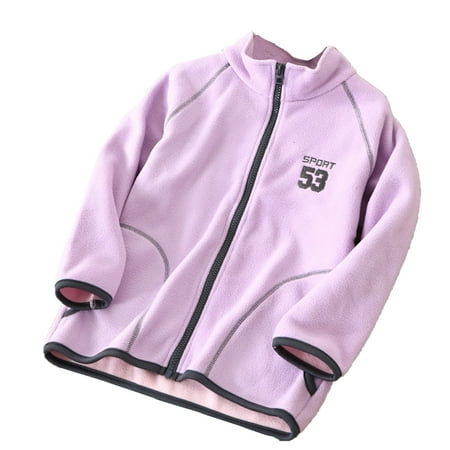 

Aompmsdx Toddler Kids Boys Girls Long Sleeve Winter Letter Prints Zippered Coat Jacket Thicken Warm Outwearnewborn