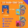 thumbnail image 2 of Flashcards SpriteGru 106 PCS para aprendizaje temprano con anillos, 2 of 7