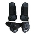 thumbnail image 3 of koolsoo 4Pcs Horse Front Rear Hind Leg Boots, Equine Tendon Fetlock Protect Black XL, 3 of 9