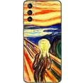 thumbnail image 1 of Compatible avec Samsung Galaxy S21 Plus/ S21 Pro/ S30 Pro G996 5G Étui en Silicone Art Art Choc Peinture Abstraite (The Scream par Edvard Munch), 1 of 4