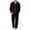 Black, variant on 2 Piece Men's Pajamas Set Button Down Sleepwear Long Sleeve Pjs Set Soft Loungewear with Pockets Size M-XXL