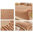 thumbnail image 4 of Fiudx Ofertas del día Sábana ajustable Funda protectora para cama Colchón Bolsillo Sábana ajustable Invierno Cálido Transpirable Antideslizante para el cuidado de la piel Sábana ajustable Sábana ajus, 4 of 6