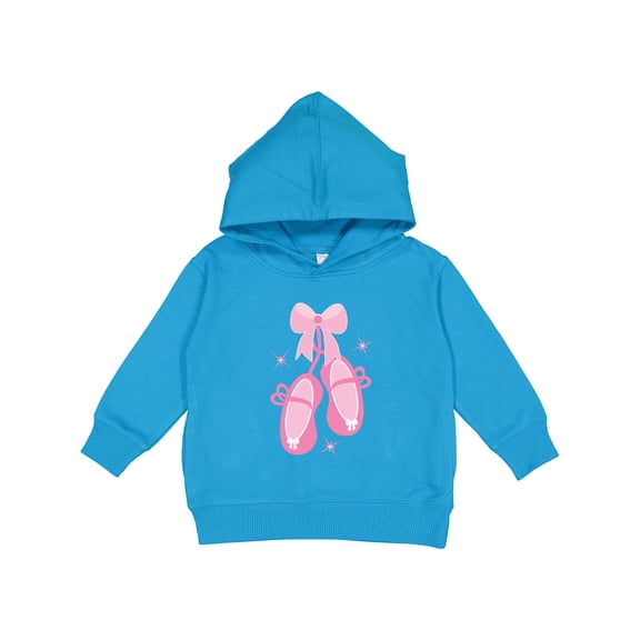 Inktastic Ballerina Pink Ballet Slippers Toddler Hoodie