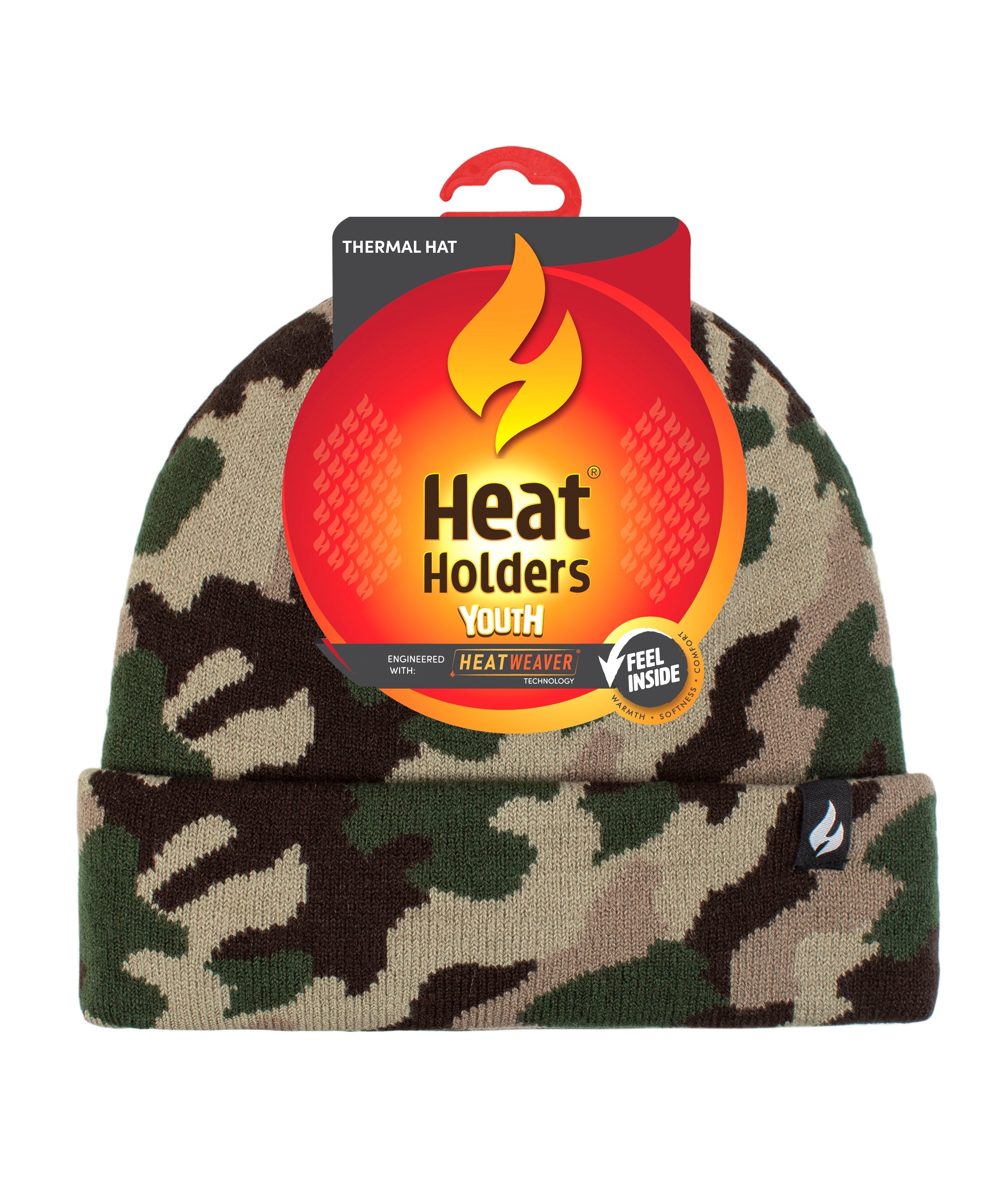 Men's Heat Holders Heatweaver Lined Camo Roll up Hat Color: Gray Size: N/A