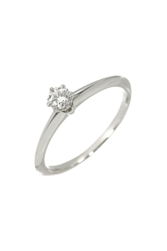 Pre-Owned Tiffany & Co. Solitaire Diamond Ring, 0.22ct, D VVS1, EX 1, Platinum.