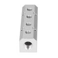 thumbnail image 1 of Air Distribution Air Manifold Block G1/2 Supply Port G1/4-Inch Output Port Aluminium Air Coupler Fast Connector for Compressed Air Piping Systems, 1 of 7