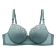thumbnail image 4 of MDUKONU Women's Padded Underwire Bra, Full Coverage T-Shirt Bras for Women, Convertible, Seamless Sky Blue 38, 4 of 8