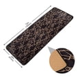 thumbnail image 3 of Dark Cracked Surface Pattern 72x24" Runner Rug, Non-Slip Memory Foam Cushion, Anti-Crease for Hallways and Bedrooms, 3 of 7