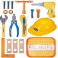 thumbnail image 2 of 2022 Construction Worker Costume Kit For Kids Role Play Toy Set Career Costumes Heavy Worker Cosplay, 2 of 5