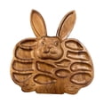 thumbnail image 2 of SBYOJLPB Easter Bunny Wooden Cooked Food Tray, 2 of 5