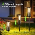 thumbnail image 5 of COCOBELA Bright Solar Pathway Lights Outdoor, 8 Pack Solar Powered Garden Lights Waterproof IP65, Auto On/Off Outdoor Light for Lawn Patio Walkway Driveway Decor Landscape Lighting, 5 of 9