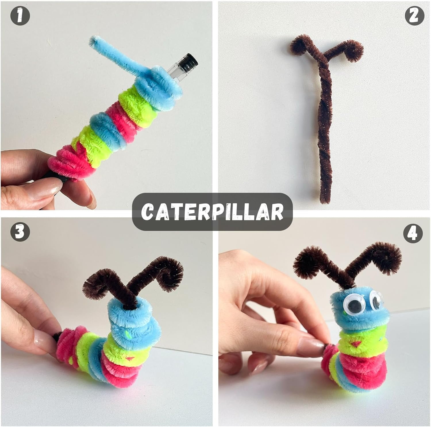 TAETOE Pipe Cleaners Craft Bulk,Kids Toys & Games Gifts,200pcs Arts Crafts,Chenille Stems Art Supplies for Projects Creative DIY Room Decor,Juegos para Niños Fidget Toys for Ages 5-7