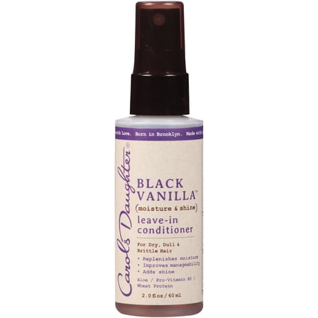 Carol's Daughter Black Vanilla Split End Repair Moisturizing Conditioner Spray, 2 fl oz, Travel Size