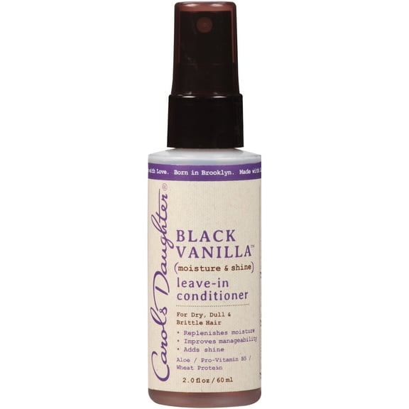 Carol's Daughter Black Vanilla Split End Repair Moisturizing Conditioner Spray, 2 fl oz, Travel Size