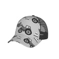 thumbnail image 7 of Disketp Gray Tractor Print Trucker Hat Men Women - Mesh Baseball SnapBack Cap, 7 of 7