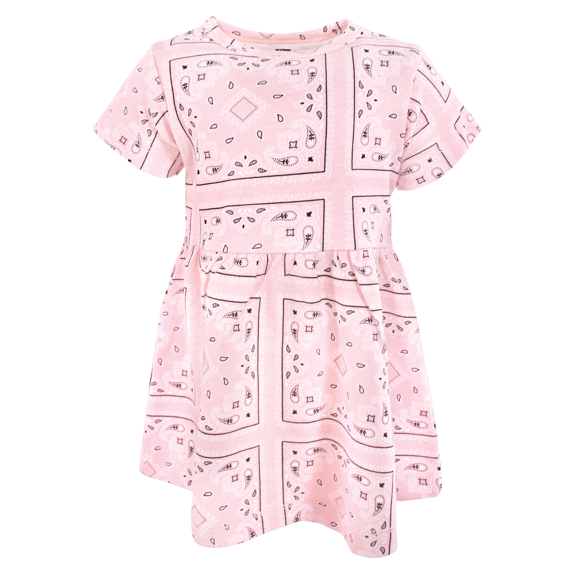 Hudson Baby Girls Cotton Dresses, Cowgirls, 3T