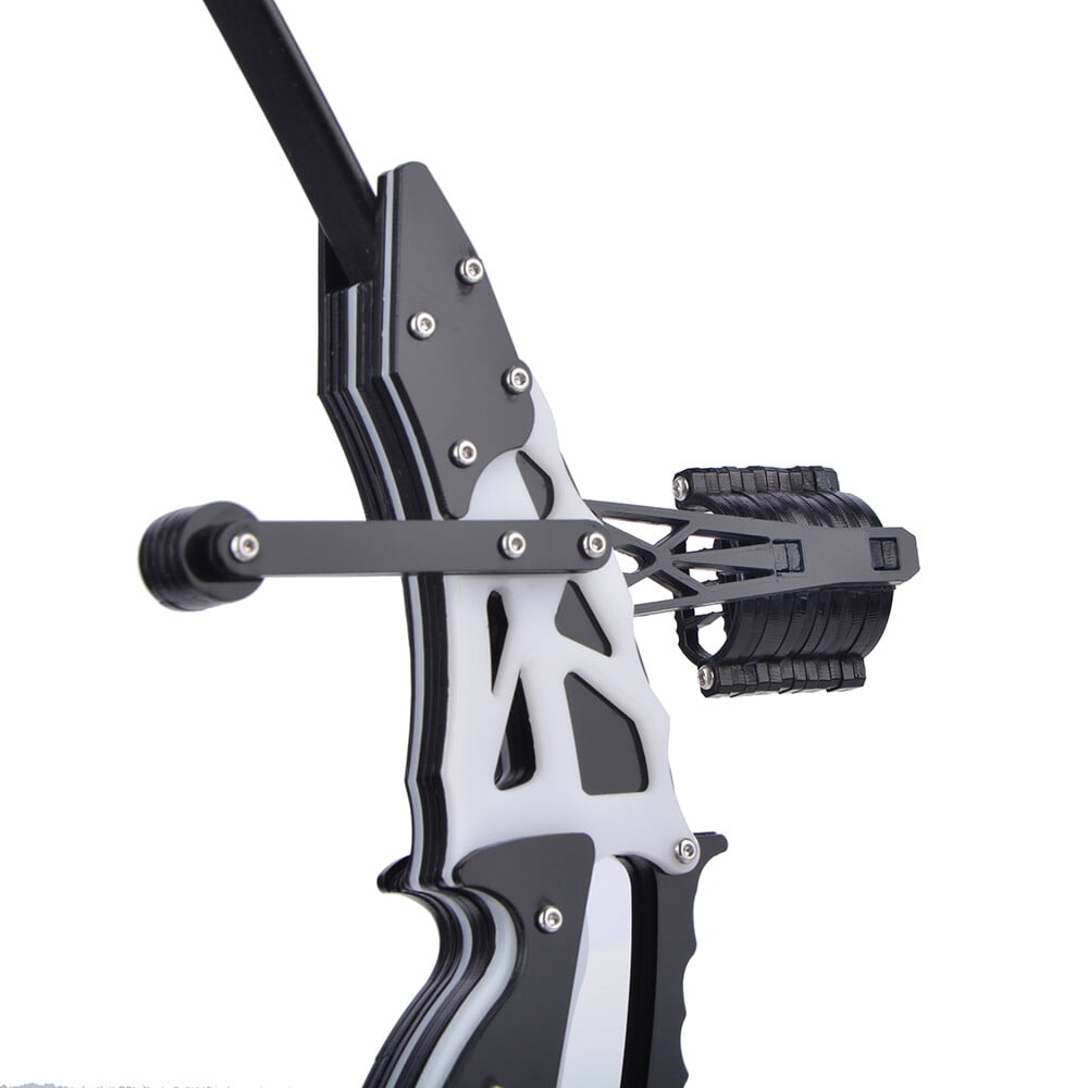 19"18Ibs Archery Mini Recurve Bow Kit High Elastic Fiber Limbs Kid Target