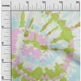thumbnail image 2 of oneOone Silk Tabby Light Green Fabric Asian Tie & Dye Quilting Supplies Print Sewing Fabric By The Yard 42 Inch Wide, 2 of 5