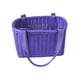 thumbnail image 5 of Cesta de mimbre de imitación, cesta tejida a mano, cesta decorativa para anidar, papelera, cesta de pan para aperitivos, para Picnic, baño, despensa violeta s BLESIY Cesta tejida, 5 of 8