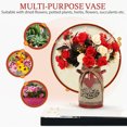 thumbnail image 3 of GOOHOCHY Red Iron Flower Bucket with Hemp Rope for Storage Vintage Decor Perfect for Dried Flowers 7.5 x 8.5 Inches, 3 of 8
