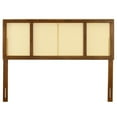 thumbnail image 2 of Modway Delmare Cane King Headboard in Walnut, 2 of 6