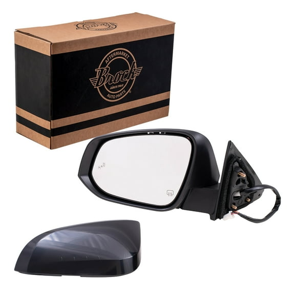 Brock Power Mirror for 2014-2019 Highlander Blind Spot Detection Turn Signal Indicator Heated Left