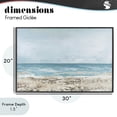 thumbnail image 4 of Stupell Industries Tropical Peaceful Mood Coastal Scene Black Framed Giclee Art, 30 x 20, by Lorenzo Collective, 4 of 8