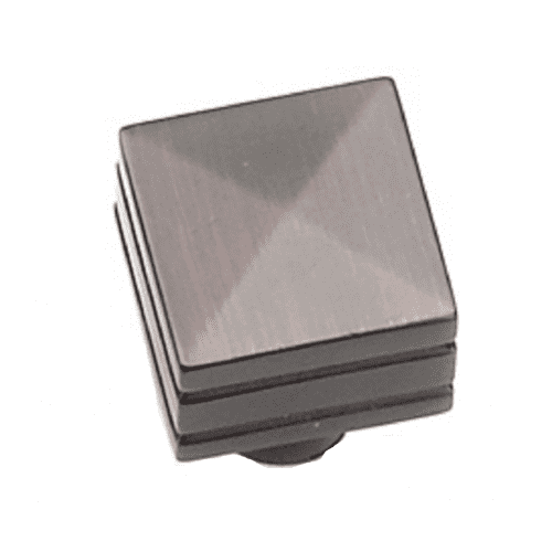 Laurey 23266 0.88 in. Square Knob - Oil Rubbed Bronze