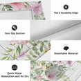 thumbnail image 6 of Outdoor Rug 3x5 ft Pink Wildflowers Outdoor Large Area Rug Non Slip Rubber Spring Flowers Leaves Branches Wood Front Door Mat RV Rug Carpet Patio Outdoor Rugs for Backyard Balcony Deck Porch Indoor, 6 of 9