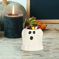 thumbnail image 6 of Beautynvta Halloween Ghost Flower Pot Decoration, 4'' Small Halloween Planter Gifts, White Ceramic Candy Bowl for Home Office Party Wedding Decor, 6 of 6