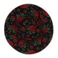 thumbnail image 4 of Disketp Roses Print Reflective Bucket Hat Beach Hat Summer Travel Sun Hats Fisherman Cap, 4 of 8