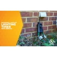 thumbnail image 2 of Woods 59746WD 24-Hour Automatic Photocell Remote Control Timer, 3 Grounded Outlets Ideal for Automating Holiday Decorations, Christmas Outdoor Lighting, Weatherproof, Adjustable to 80 ft, 125-volt, 2 of 9