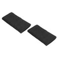 thumbnail image 1 of Unique Bargains Bracelets de Sport 8x15 cm en Éponge Absorbante, Bande Anti-Transpiration Athlétique, Noir, Lot de 2, 1 of 7