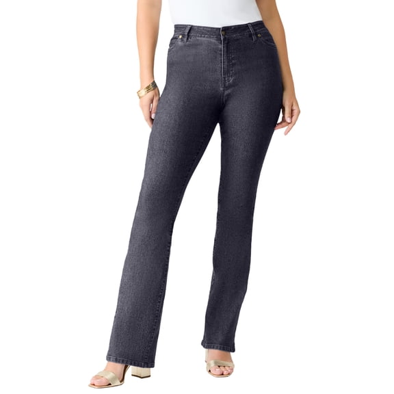 Roaman's Women's Plus Size Tall Plus Size 24/7 Stretch Bootcut Jean