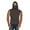 A Brown, variant on Fanxing Big & Tall Upf Shirts for Men Sun Protection Shirts with Masks Cooling Hooded Tank Top Lightweight Sleeveless Tees Brown,S