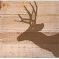 thumbnail image 2 of Seay, Anne 26x26 Gold Ornate Wood Framed with Double Matting Museum Art Print Titled - Deer, 2 of 4