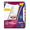 thumbnail image 2 of (2 pack) Avery Ready Index A-Z 26 Tab Dividers, Customizable TOC, 1 Set (11844) 26 x Divider(s) - A-Z, Table of Contents - 1 Tab(s)/Set - 8 1/2" Width x 11" Length - 3 Hole Punched - White Paper Divider - Mu, 2 of 9