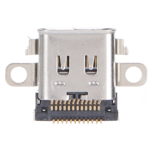 Puerto de carga tipo C de repuesto, conector USB C de metal para consola Switch