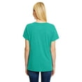 thumbnail image 2 of HN 42VT LAD XTMP TRBL PERF TEE (BRZY GREEN TRBLN 3XL), 2 of 3