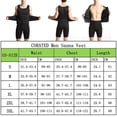 thumbnail image 4 of Vogacara Chaleco moldeador de cuerpo para hombre, entrenador de cintura, camiseta de sudor con doble cinturón, corsé, Top adelgazante para el Abdomen, fajas SG Vogacara CE000202-04, 4 of 6
