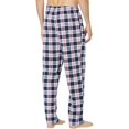 thumbnail image 2 of Nautica NAVY Men's Sustainably Crafted Super Soft Plaid Sleep Pants S, 2 of 3