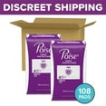 thumbnail image 3 of Poise Incontinence Pads for Women, 4 Drop Moderate Absorbency, Long Length, 108 Count, 3 of 9