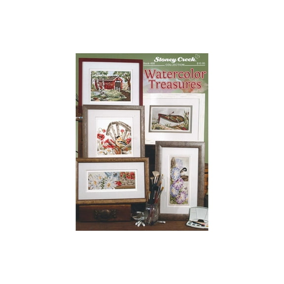 Stoney Creek Watercolor Treasures Cross Stitch Bk