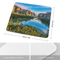 thumbnail image 2 of Mountain River Printed Mouse Pad, 10"x12", Computer Mouse Pads, Stitched Edges, Non-Slip Rubber Base Mouse Mat for Office Laptop, 2 of 8