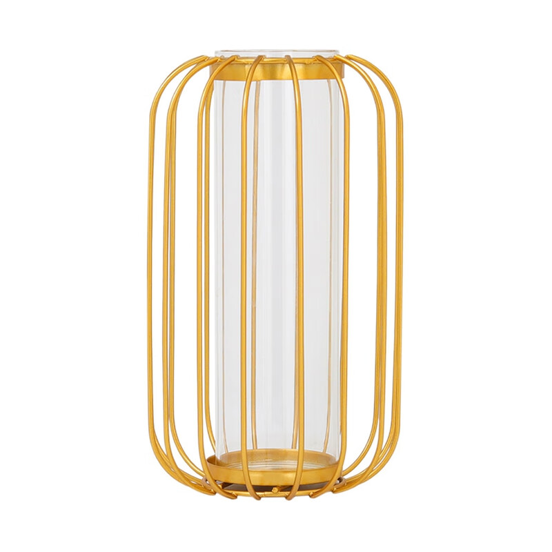 Bluelans Iron Vase,Iron Vase Antibroken Dropresistance Detachable Non