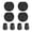 Black-13MM, variant on 4lots Portables Folded Stool Cover Light weight Picnics Chairs Camp Stool Cover for Garden Furniture and Patios Chairs
