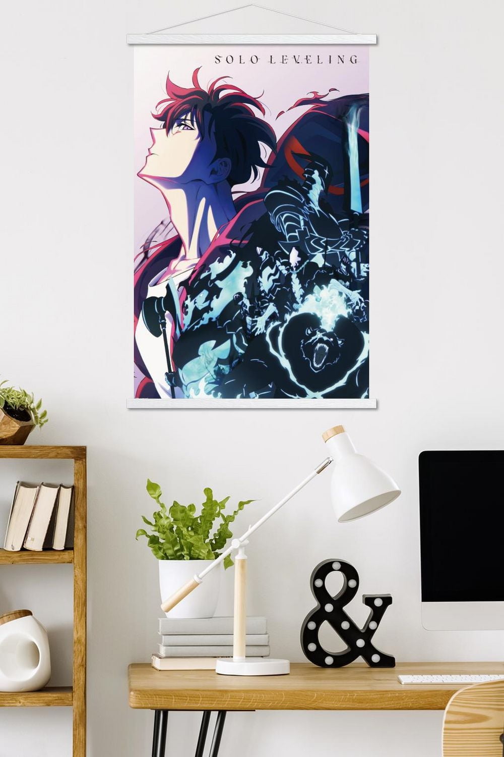 Solo Leveling: Season 2 - Teaser Key Art Wall Poster with Magnetic Frame, 22.375" x 34"