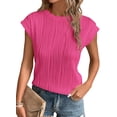 thumbnail image 1 of Remera PRETTYGARDEN Primavera Verano 2025 Rosa Rojo Talle S, 1 of 9