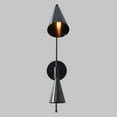 thumbnail image 3 of Double Cone Shade Brass Articulated Sputnik Wall Lamp Beside Wall Lamp, 3 of 8