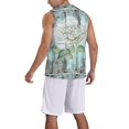 thumbnail image 2 of Sikiie Vintage Rose1 Basketball Jersey Reversible Men's Mesh Athletic Sports Shirts Training Practice S-4XLLarge, 2 of 6